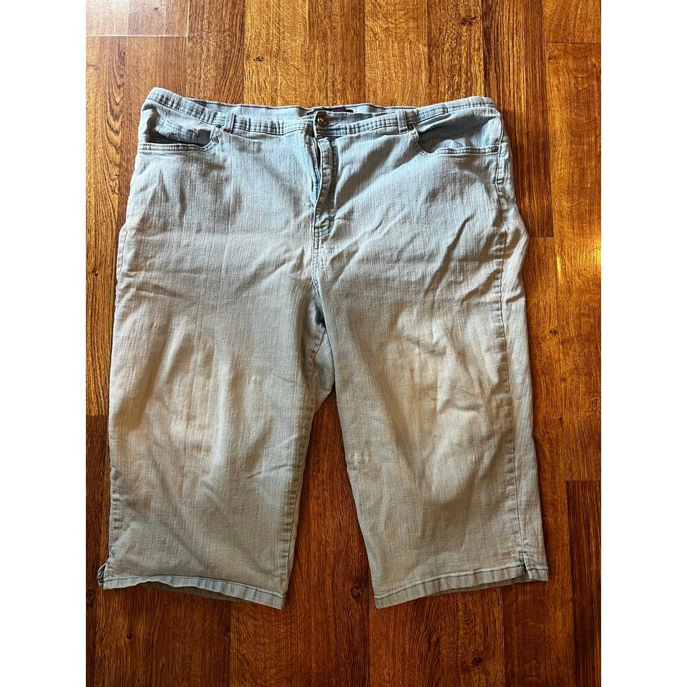 Gloria Vanderbilt 24w Stretch Denim Jean Capri - Picture 3 of 7